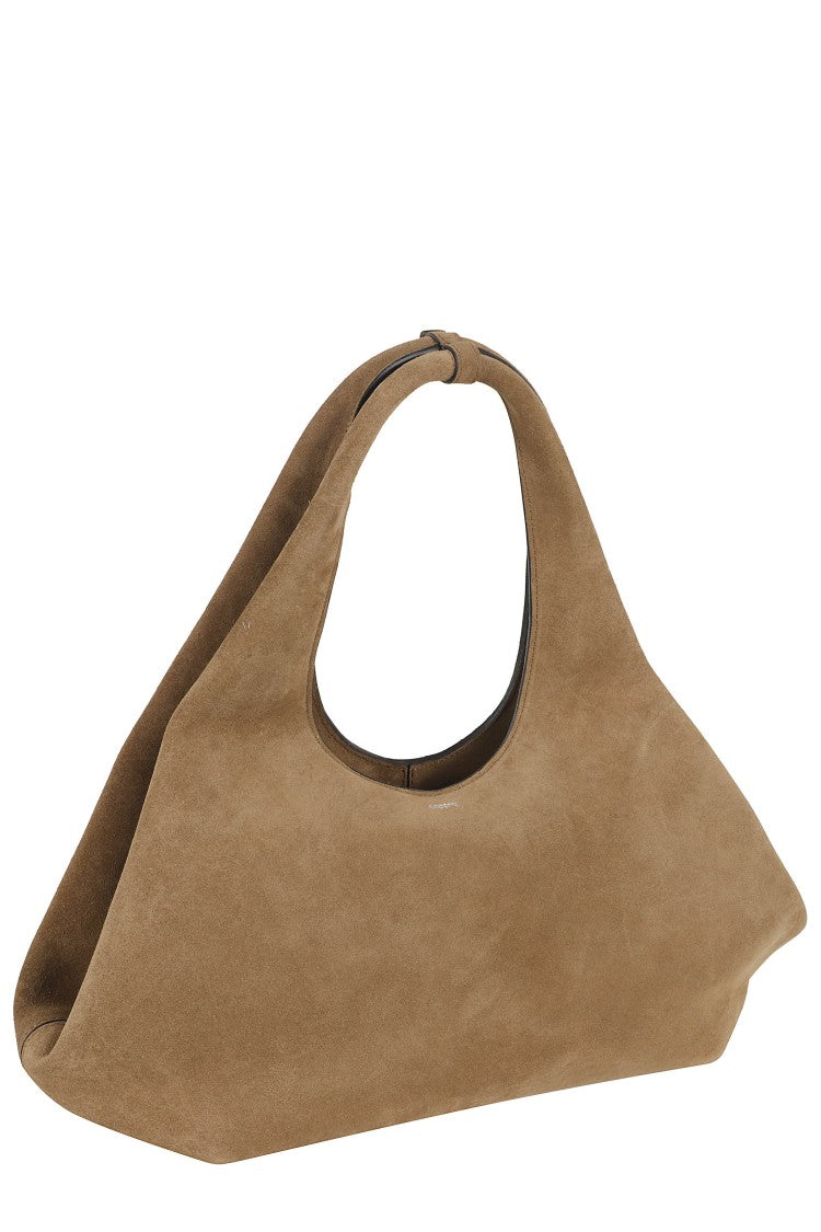 Coperni Brown Folded Bag Suede Leather Shoulder Bag