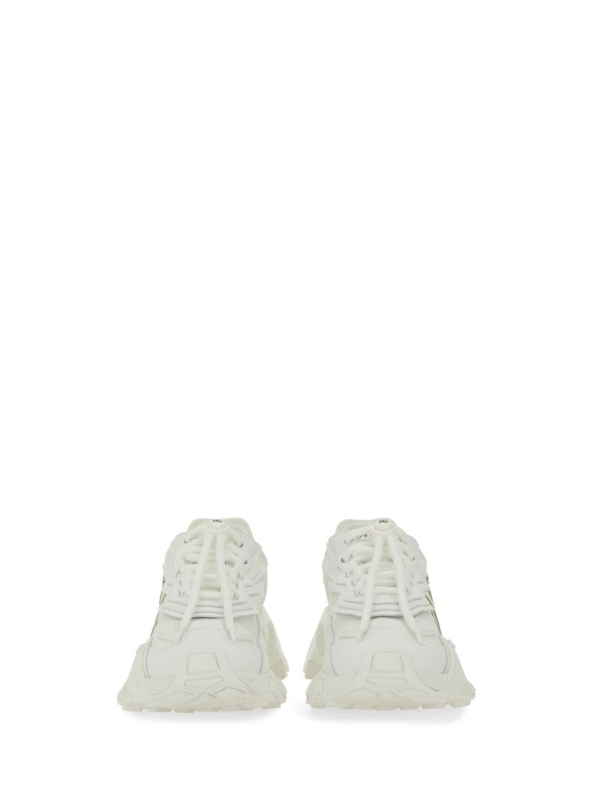 Dolce & Gabbana Chunky Sneakers With Layered Upper And Raised Logo