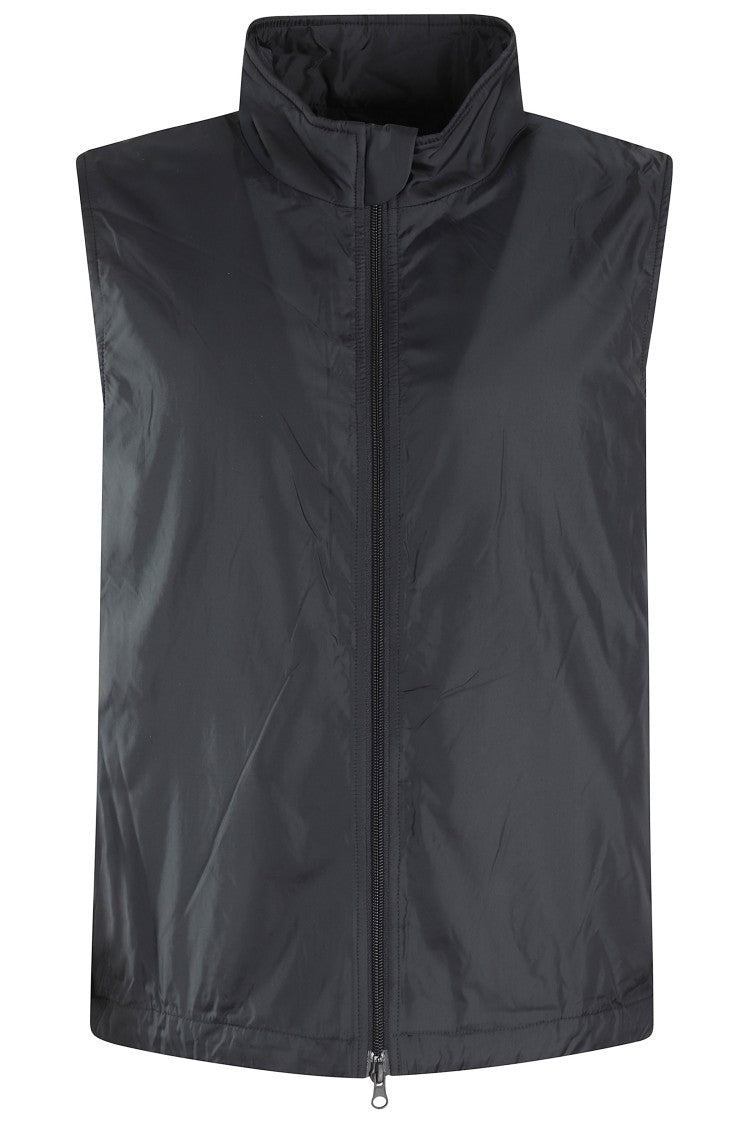 Aspesi Soft Nylon Gilet With High Collar