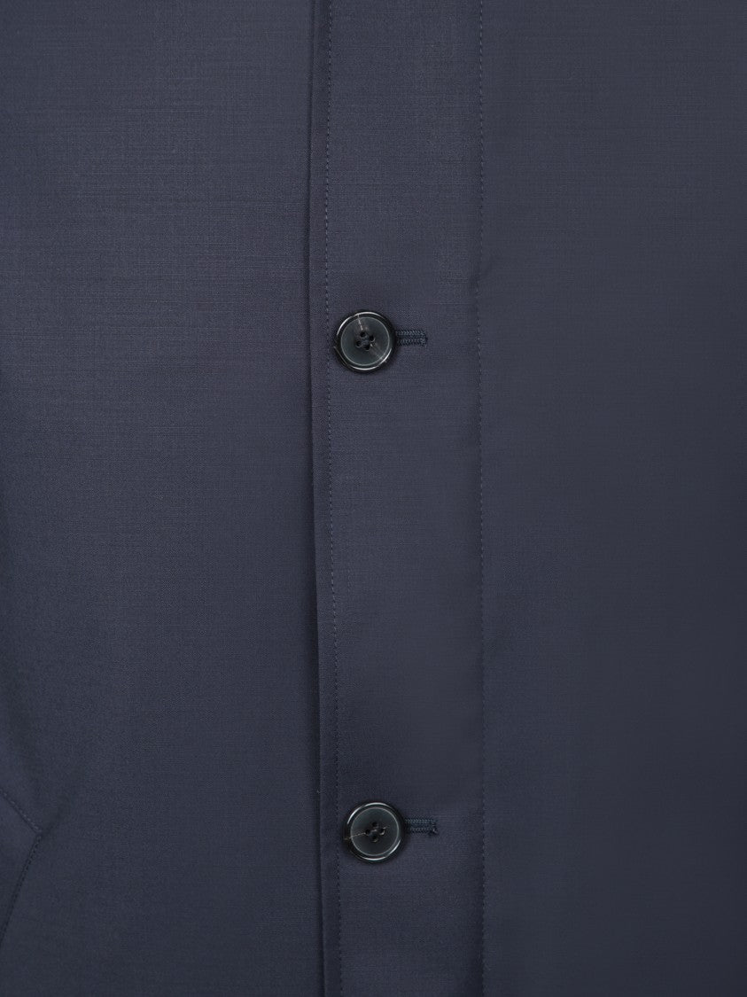 Paul Smith Three-Quarter Blue Trench Coat