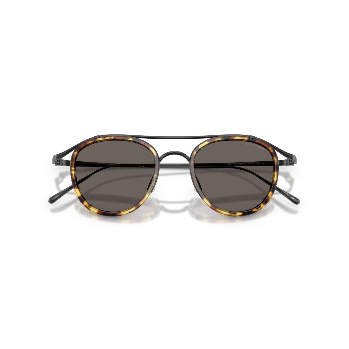 Giorgio Armani 0Ar6179t Titanium Frame Sunglasses With Double Bridge