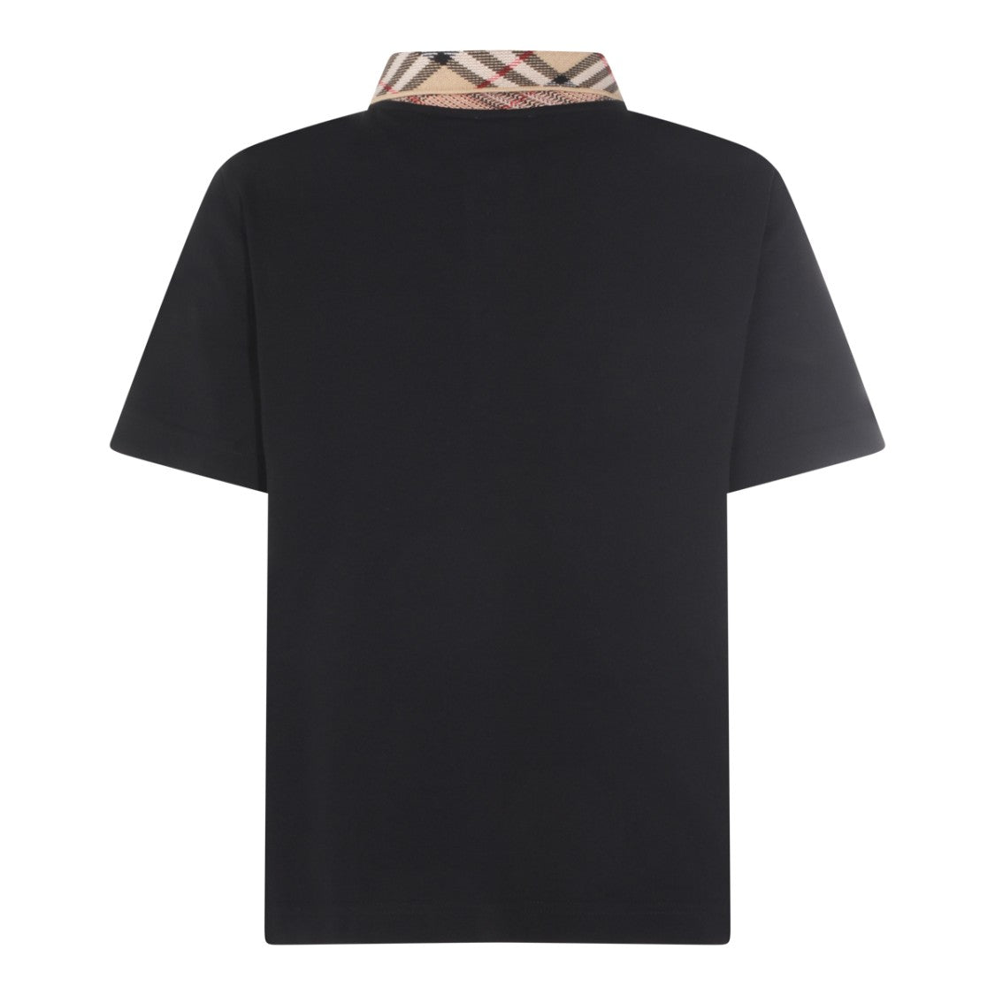 Burberry Check Collar Polo Shirt