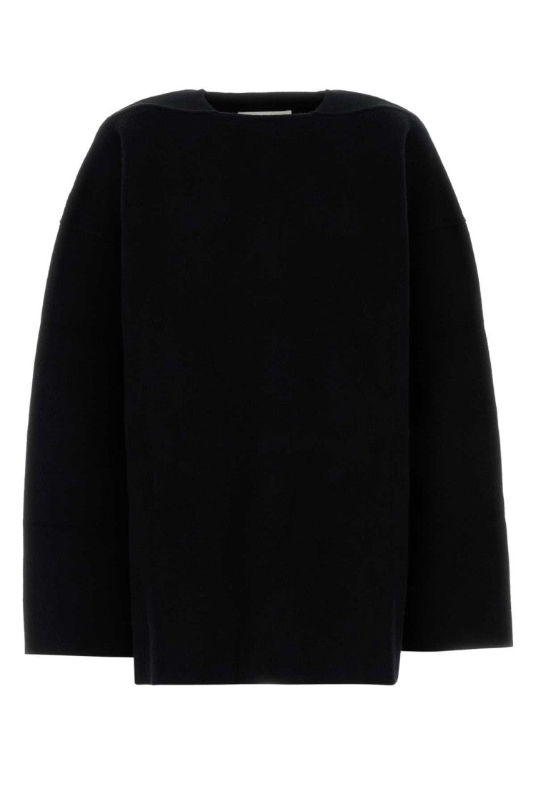 Jil Sander Black Wool Blend Oversize Sweater