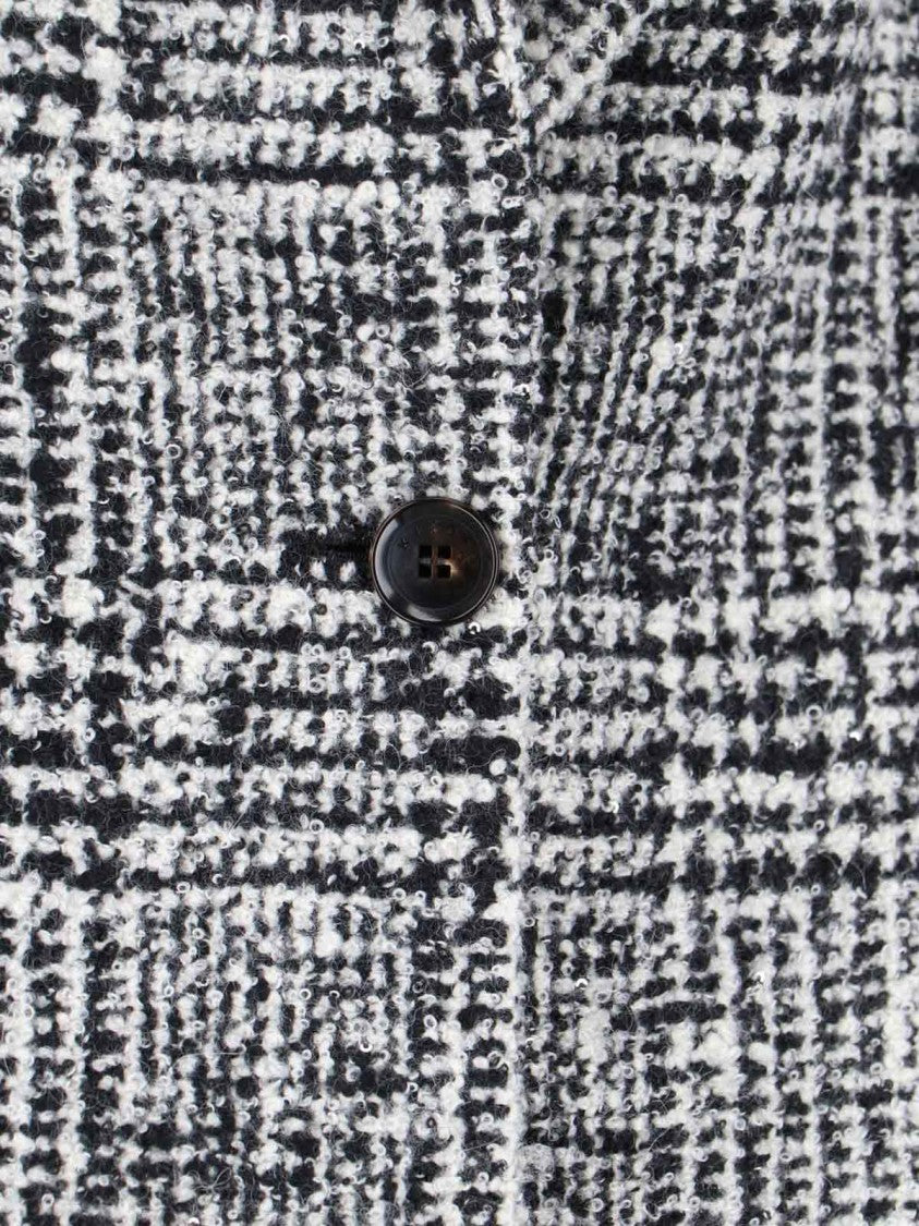 Kiton Minimalist Black Tailored Coat With Classic Collar