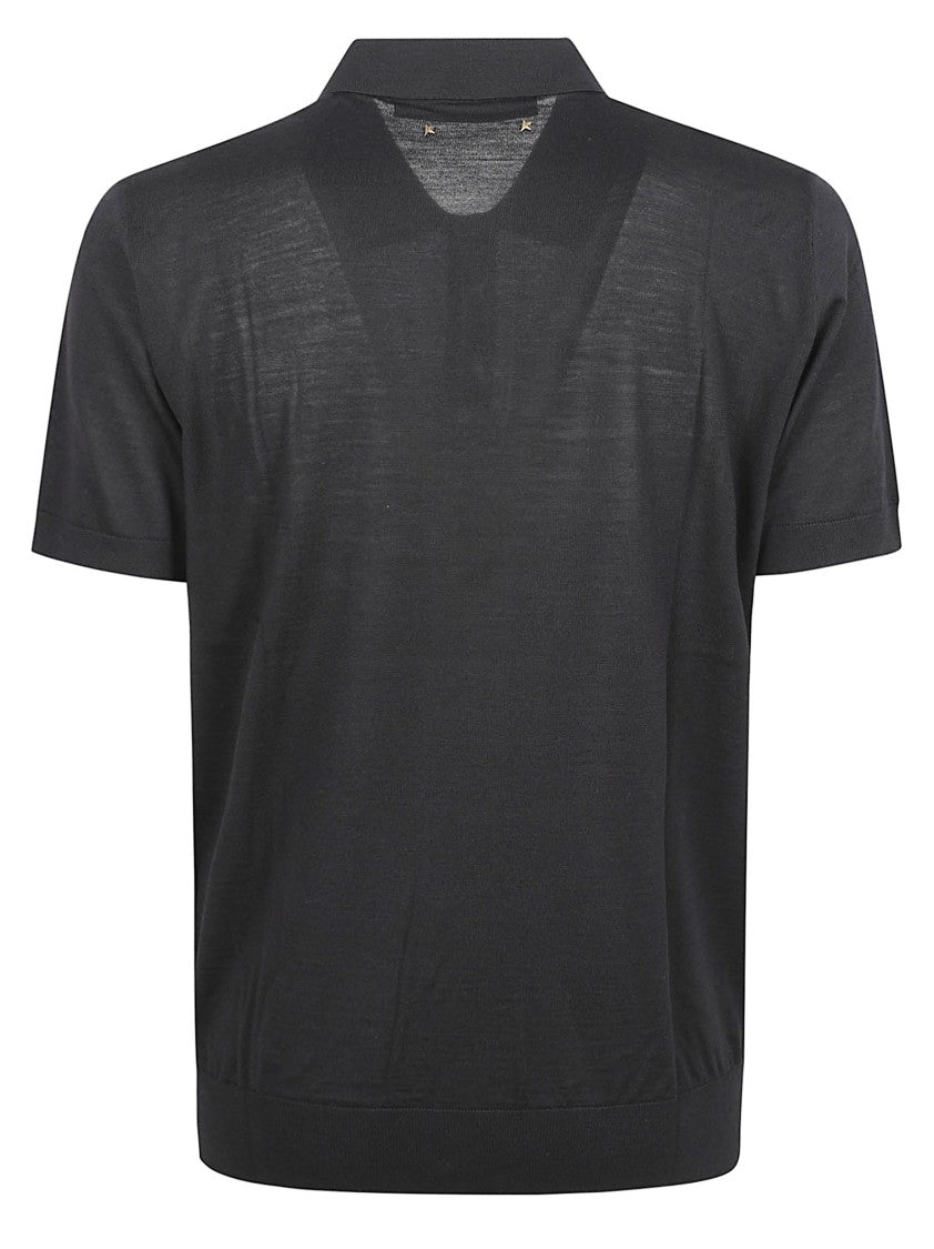 Golden Goose Fine Knit Polo Shirt