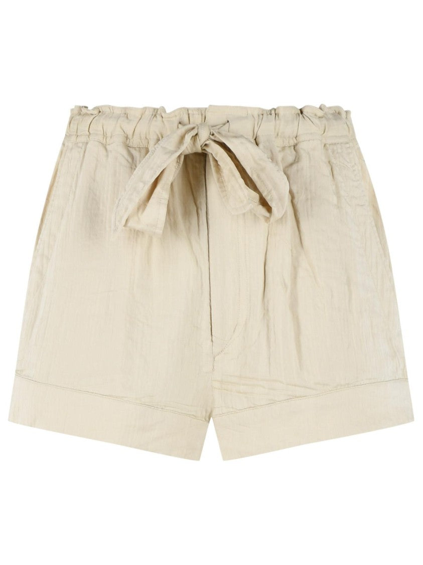 Isabel Marant Étoile 'Birva' Shorts In Beige Cotton Blend