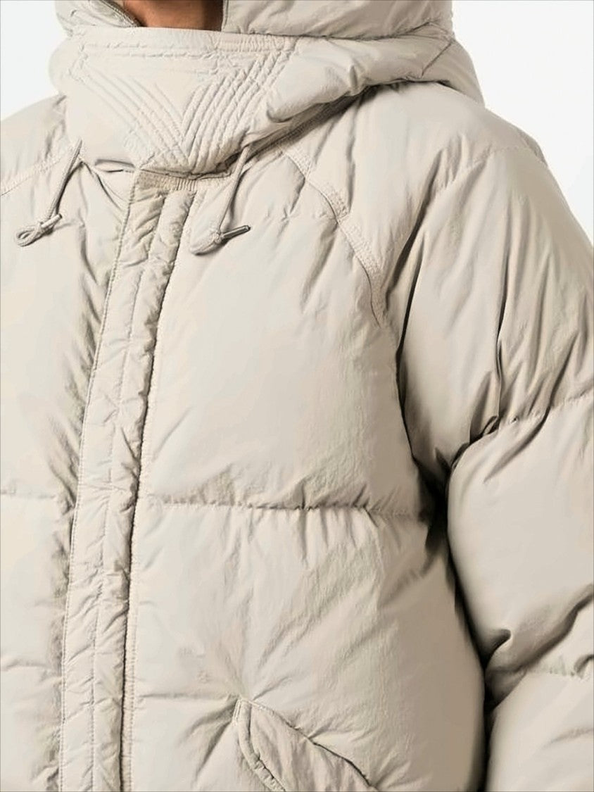 Ten C High Collar Quilted Down Jacket