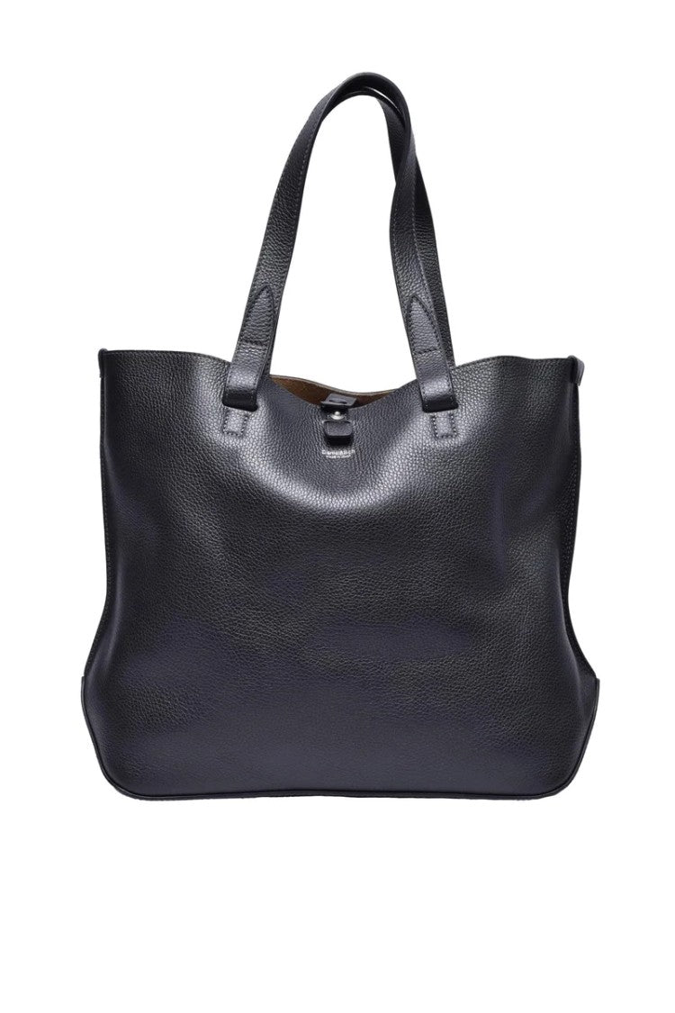 Danilel&Bob Leather Shopper Bag - Black