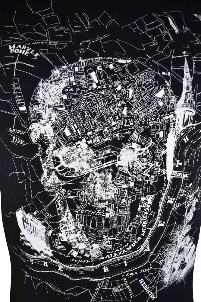Alexander Mcqueen Black Cotton T-Shirt With Graphic Print