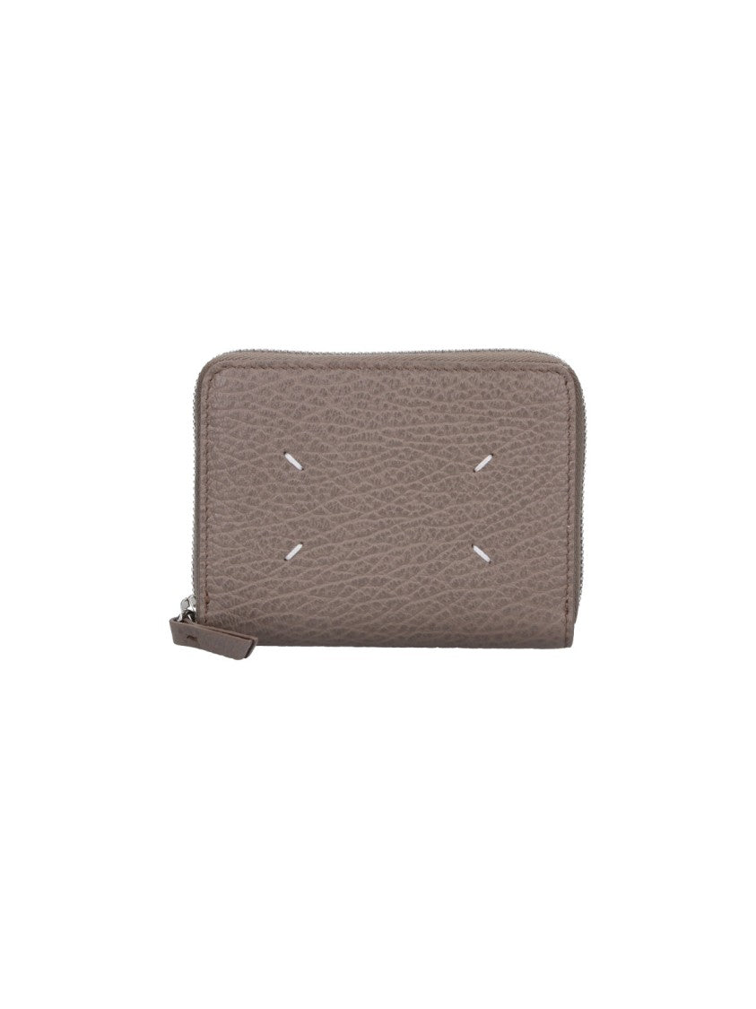 Maison Margiela Taupe Four Stitches Leather Wallet