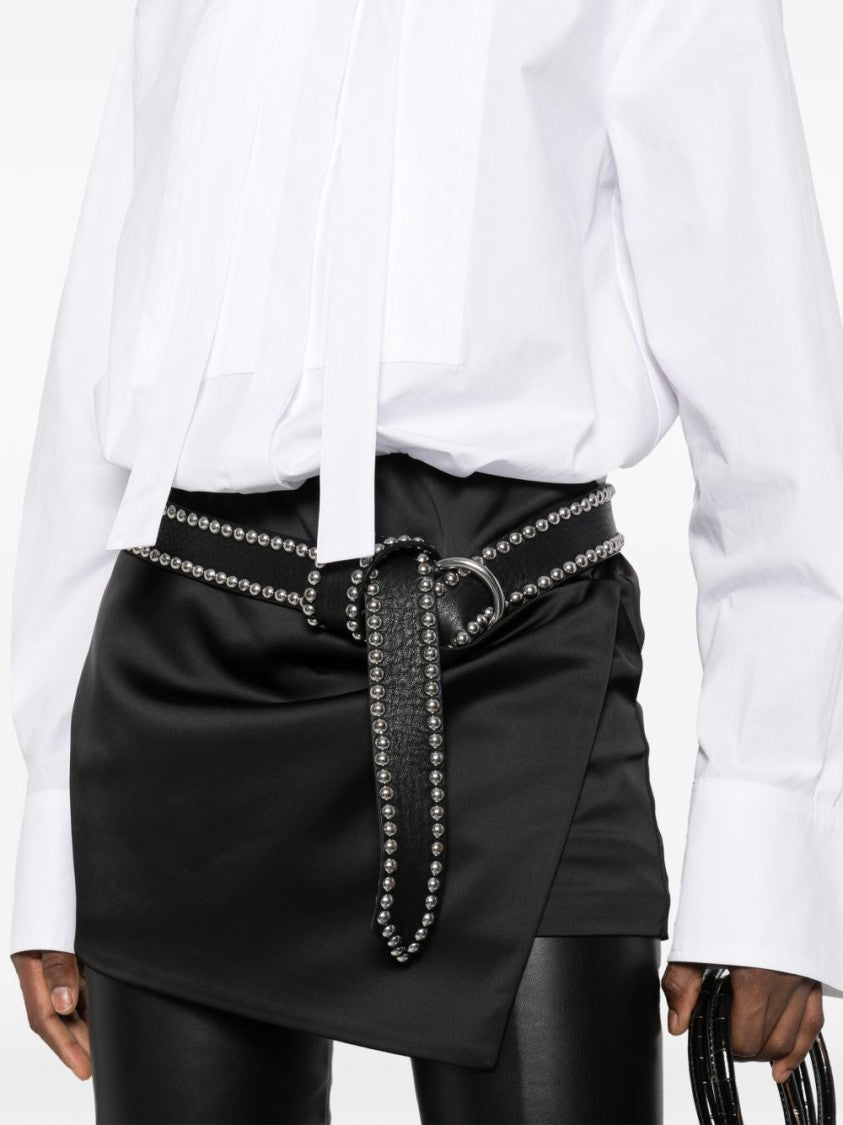 The Attico Black And White Mini Dress