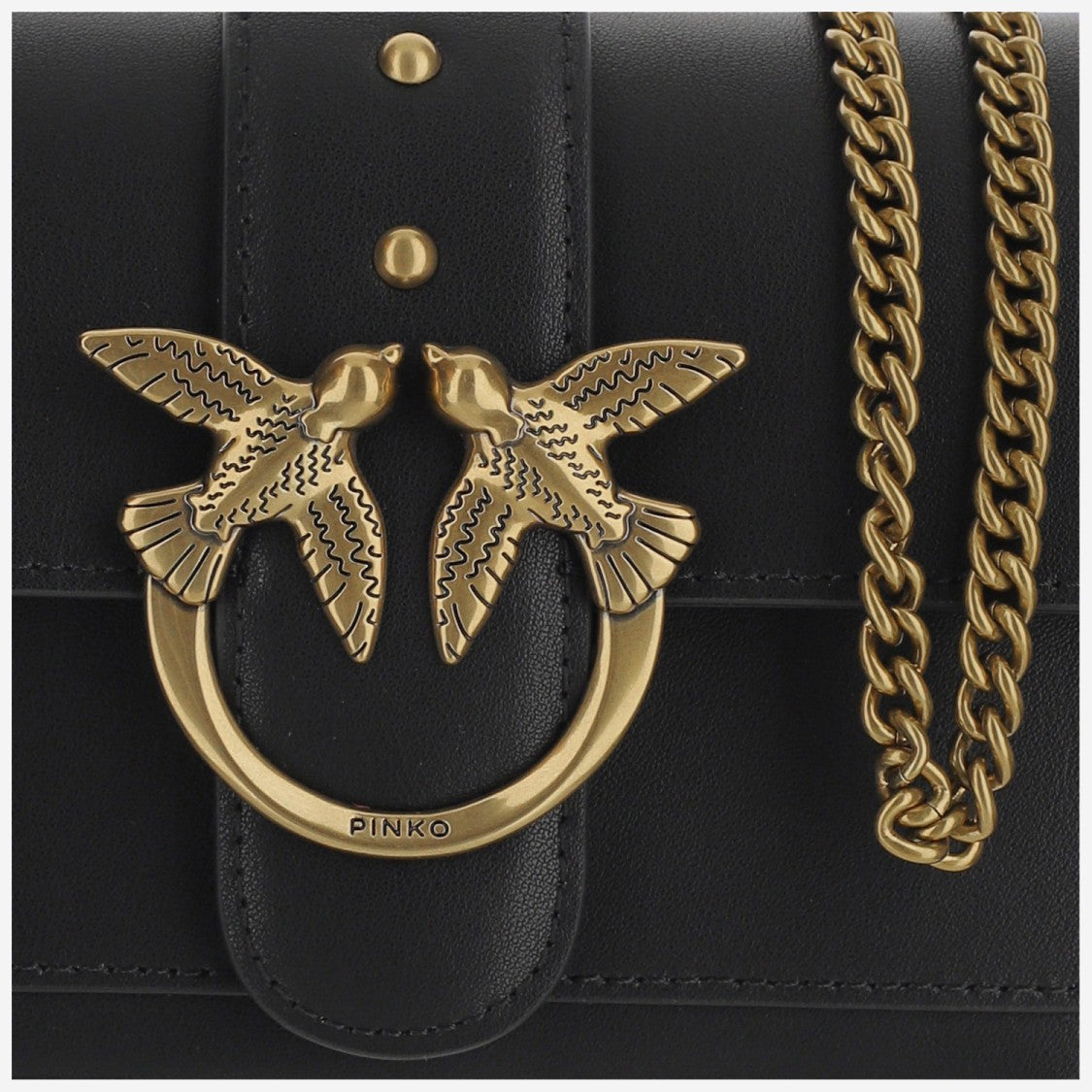 Pinko Love One Pocket Bag With Diamond Cut Detail