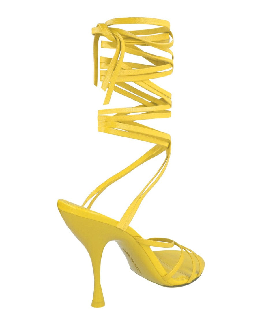 Ferragamo Victoria X5 Wrap Tie Sandals