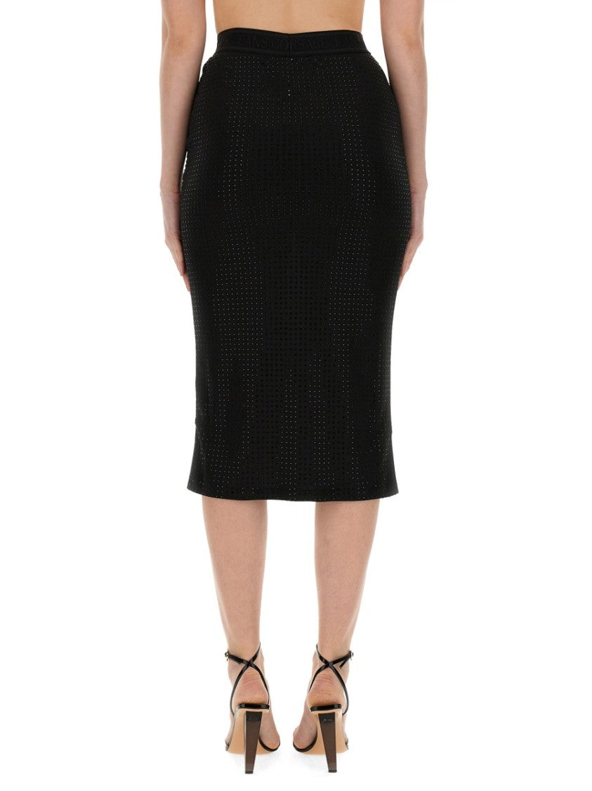 Versace Jeans Couture Crystal Skirt