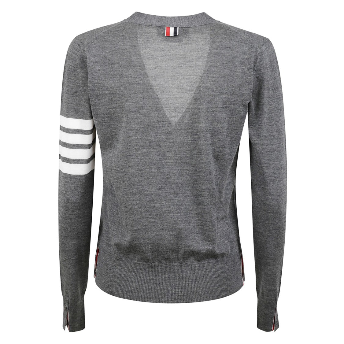 Thom Browne Merino Wool V-Neck Cardigan