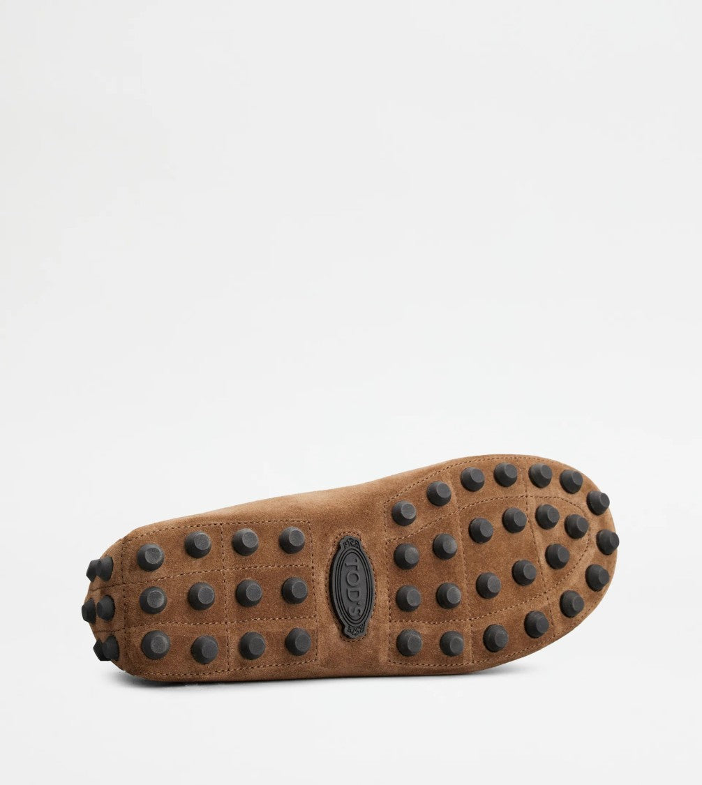 Tod's Brown Mocassino Gommino Macro 52K Shoes