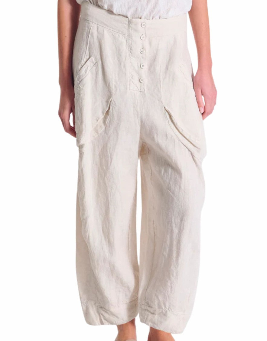 Transit Women’S Wide-Leg Linen Trousers