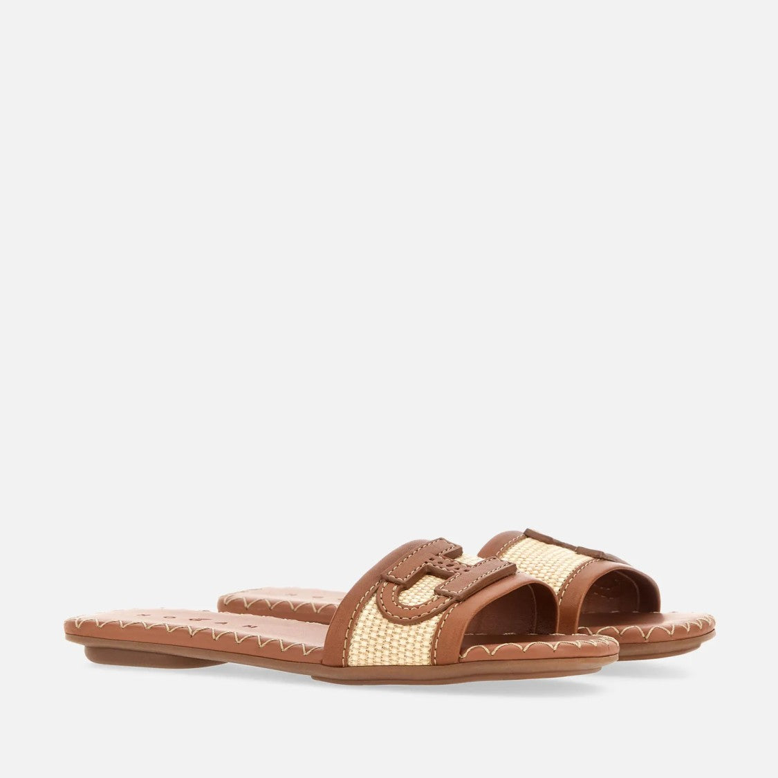 Hogan Cuoio H685 Ciabatta H Slides