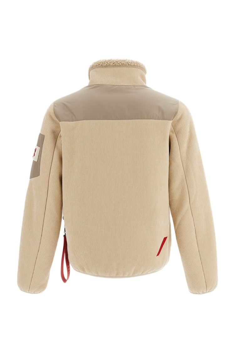 After Label Jasper Double-Faced Velvet Faux Shearling Cropped Jacket