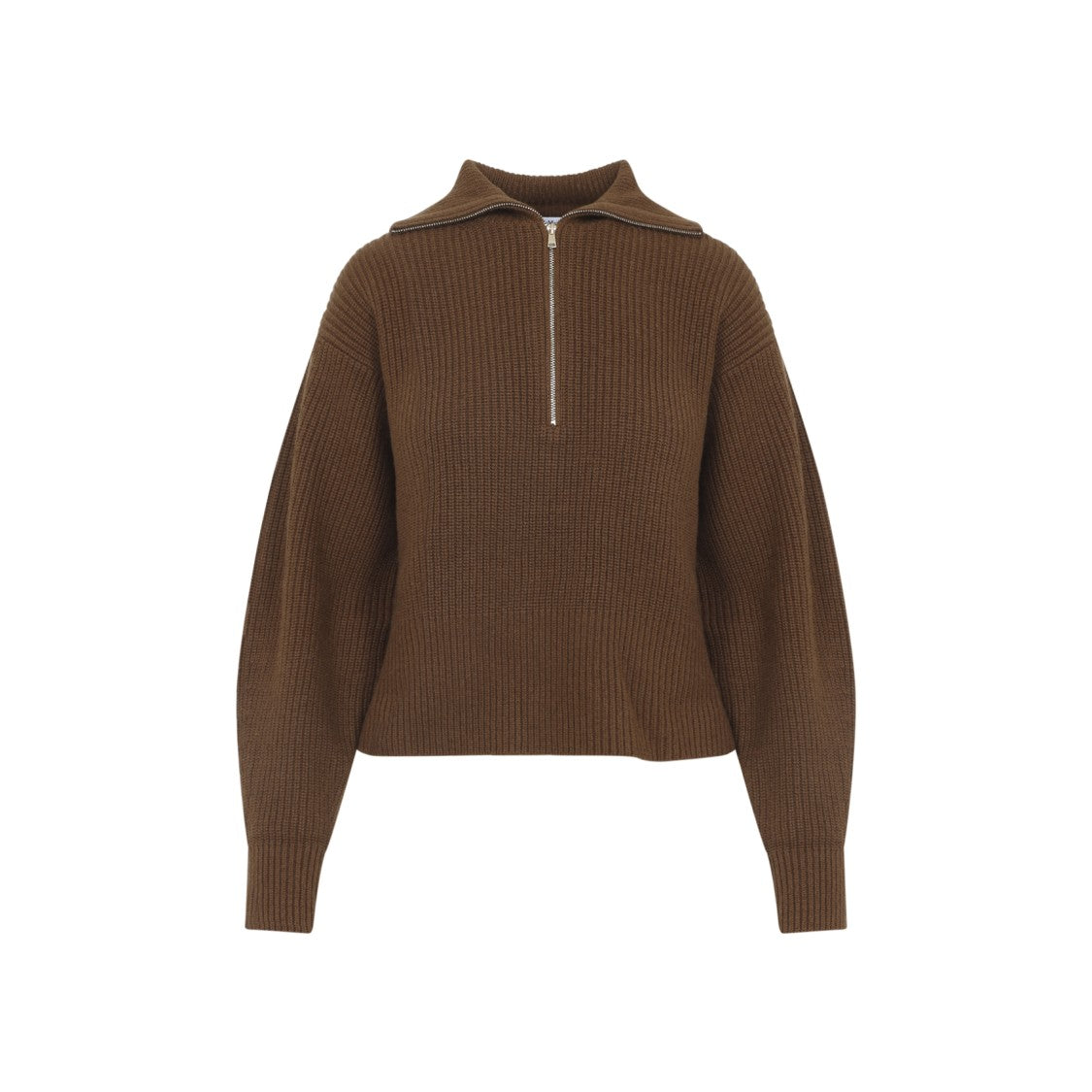 Max Mara Half-Zip Wool And Cashmere Sweater