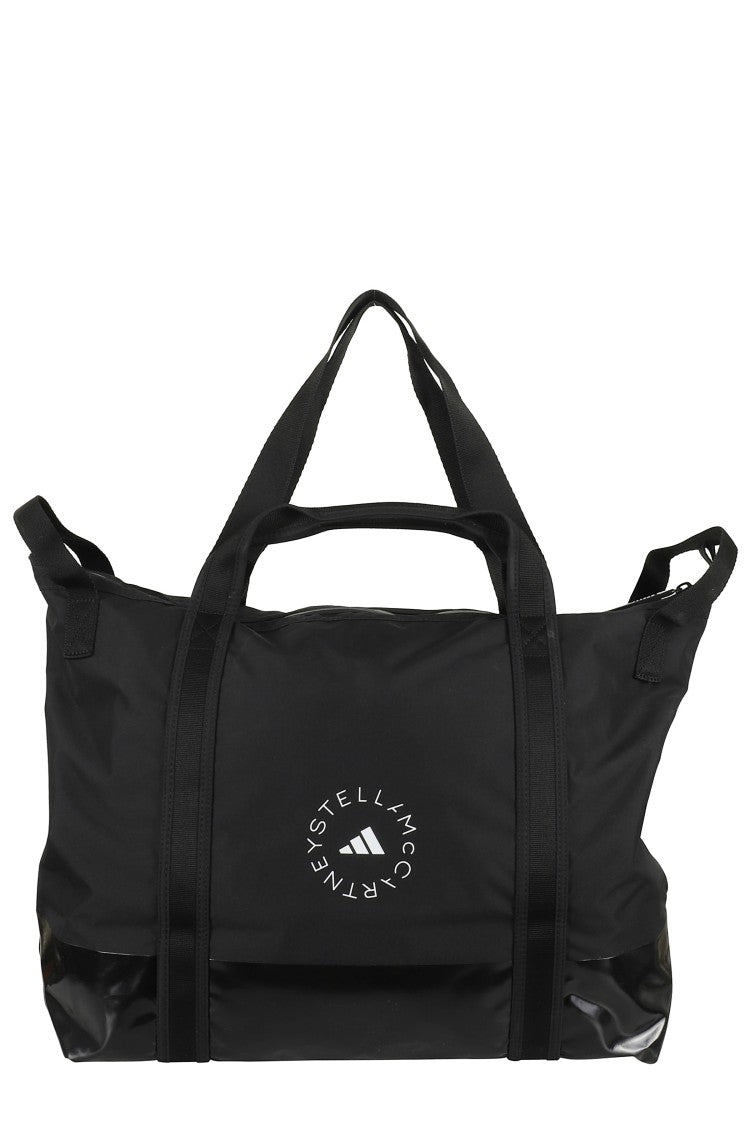 Adidas By Stella Mccartney Versatile Tote Bag With Logo And Multiple Pockets