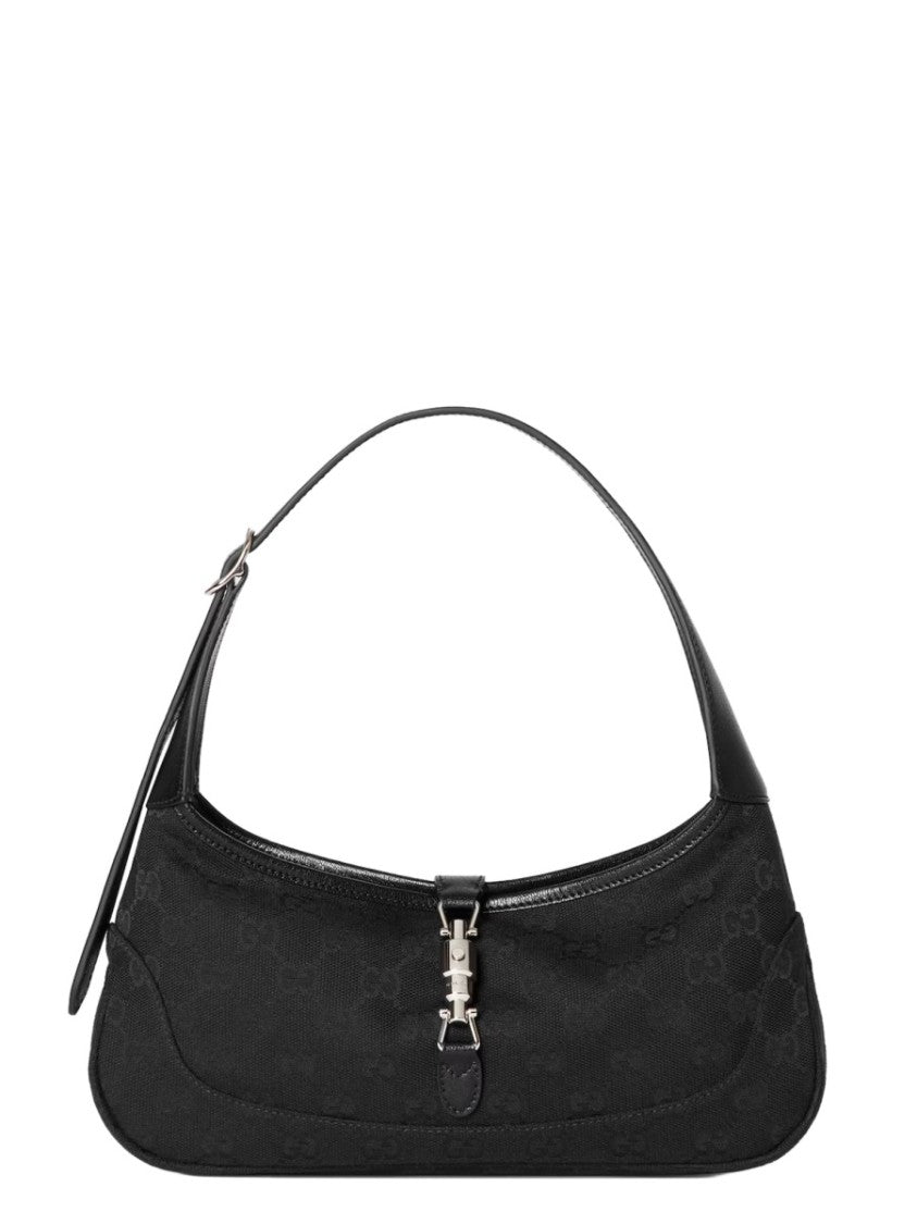Gucci Curved Silhouette Shoulder Bag With Monogram Texture