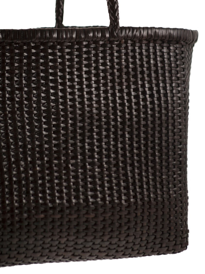 Dragon Weave - Braided Leather Bag L
