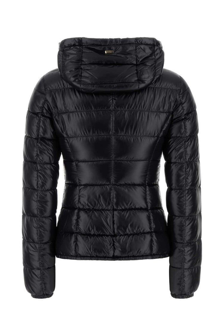 Herno Black Nylon Down Jacket