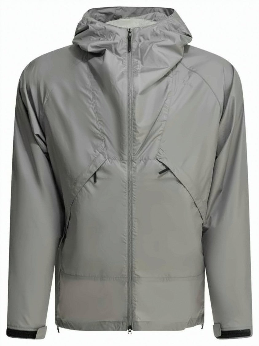 Goldwin Goldwin Grey Lightweight Jacket With Matte Finish