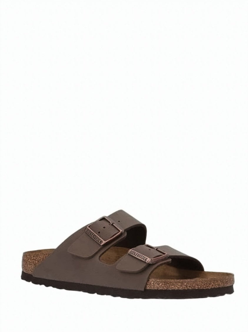 Birkenstock Mule Sandals With Adjustable Leather Straps