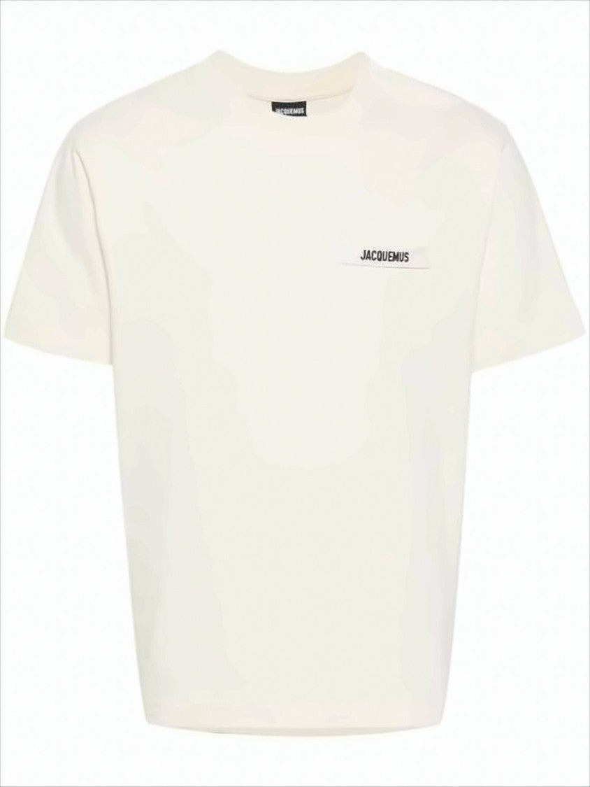 Jacquemus Relaxed-Fit Crew Neck Jacquemus T-Shirt With Rectangular Patch