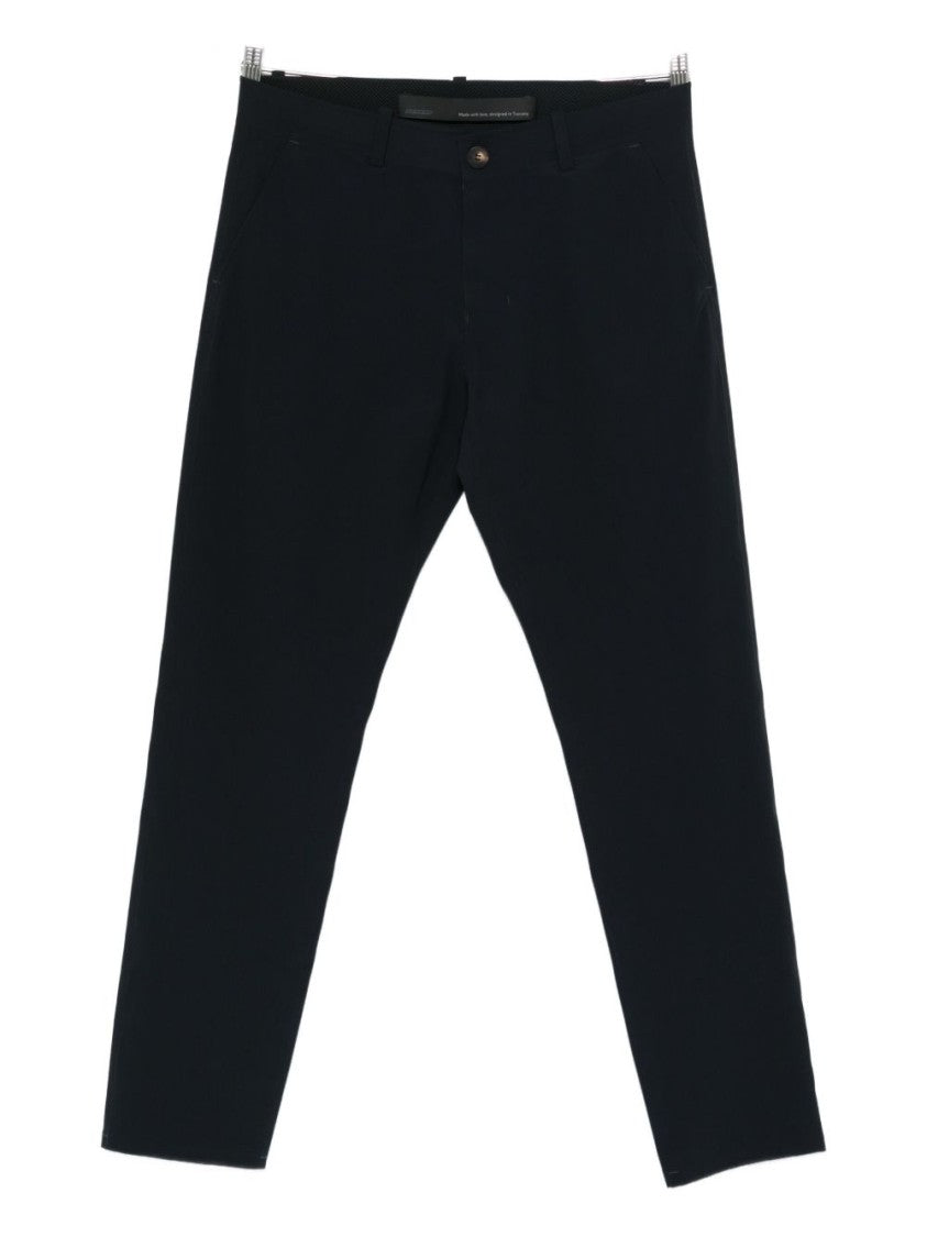 Rrd Tailored Black Trousers With Smooth Fabric Blend