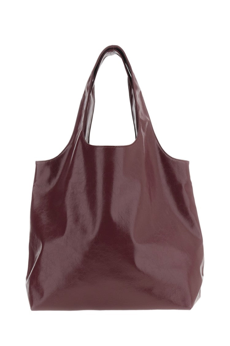 A.P.C. Eco-Friendly Red Tote Bag With Minimalist Design And Dual Handles