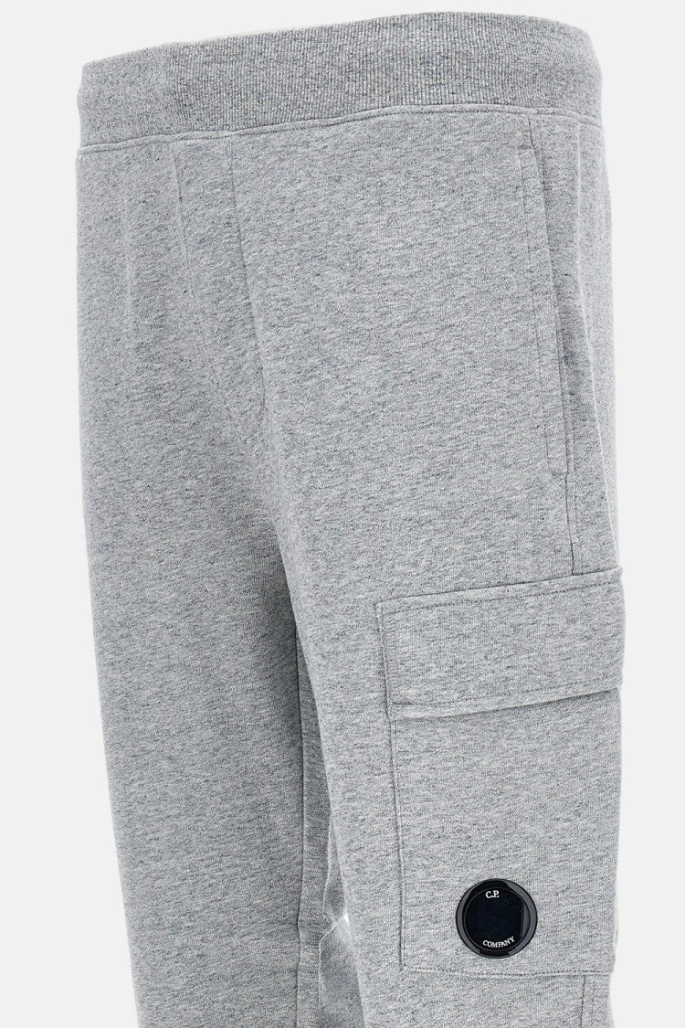 C.P. Company Grey Cargo Pants With Drawstring Waist