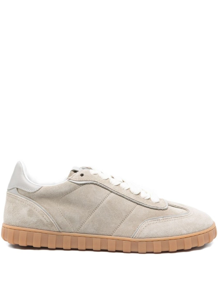 Ami Paris Low-Top Suede Sneakers