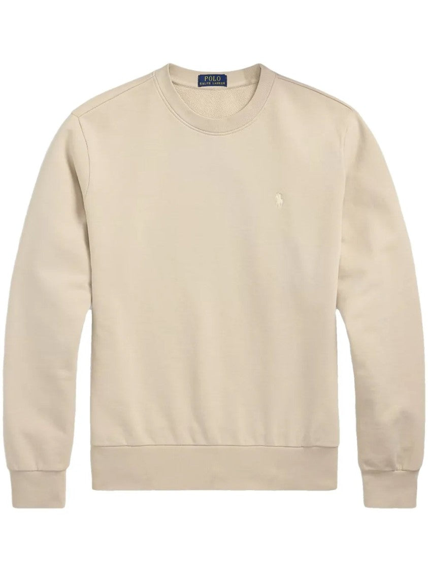 Polo Ralph Lauren Classic Crew Neck Sweatshirt With Ribbed Cuffs