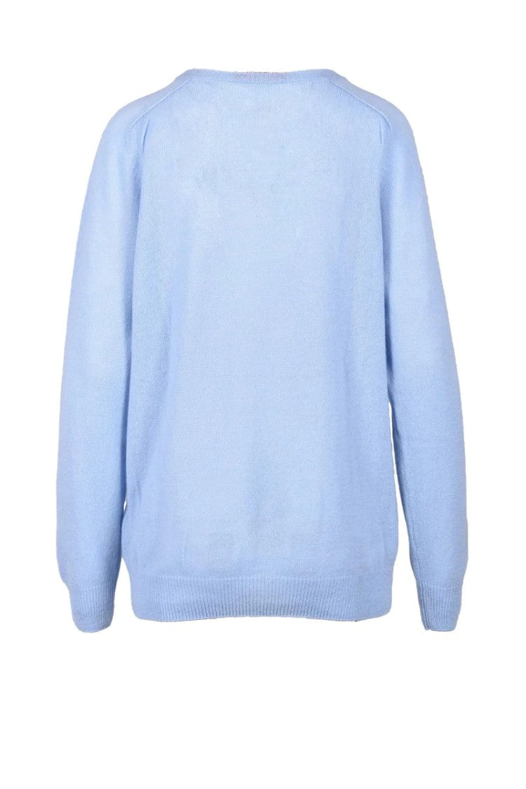 Wild Cashmere 100% Cashmere Sweater - Light Blue