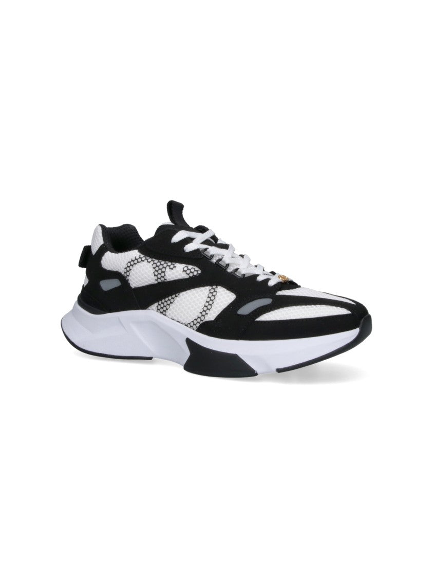 Valentino Garavani Dynamic Pattern Sneakers With Sculpted Sole