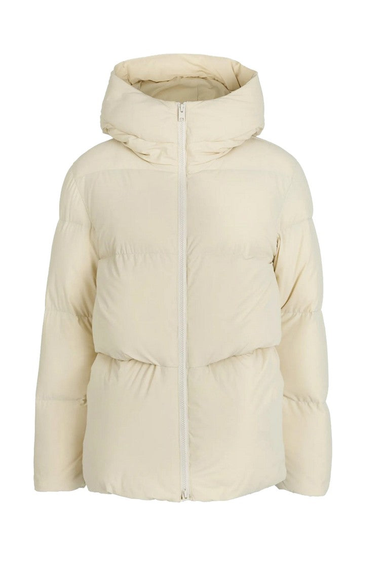 Woolrich Cream Hooded Polyamide-Blend Puffer Jacket