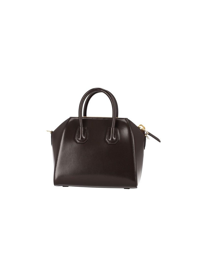 Givenchy Brown Antigona Mini Box Leather Bag