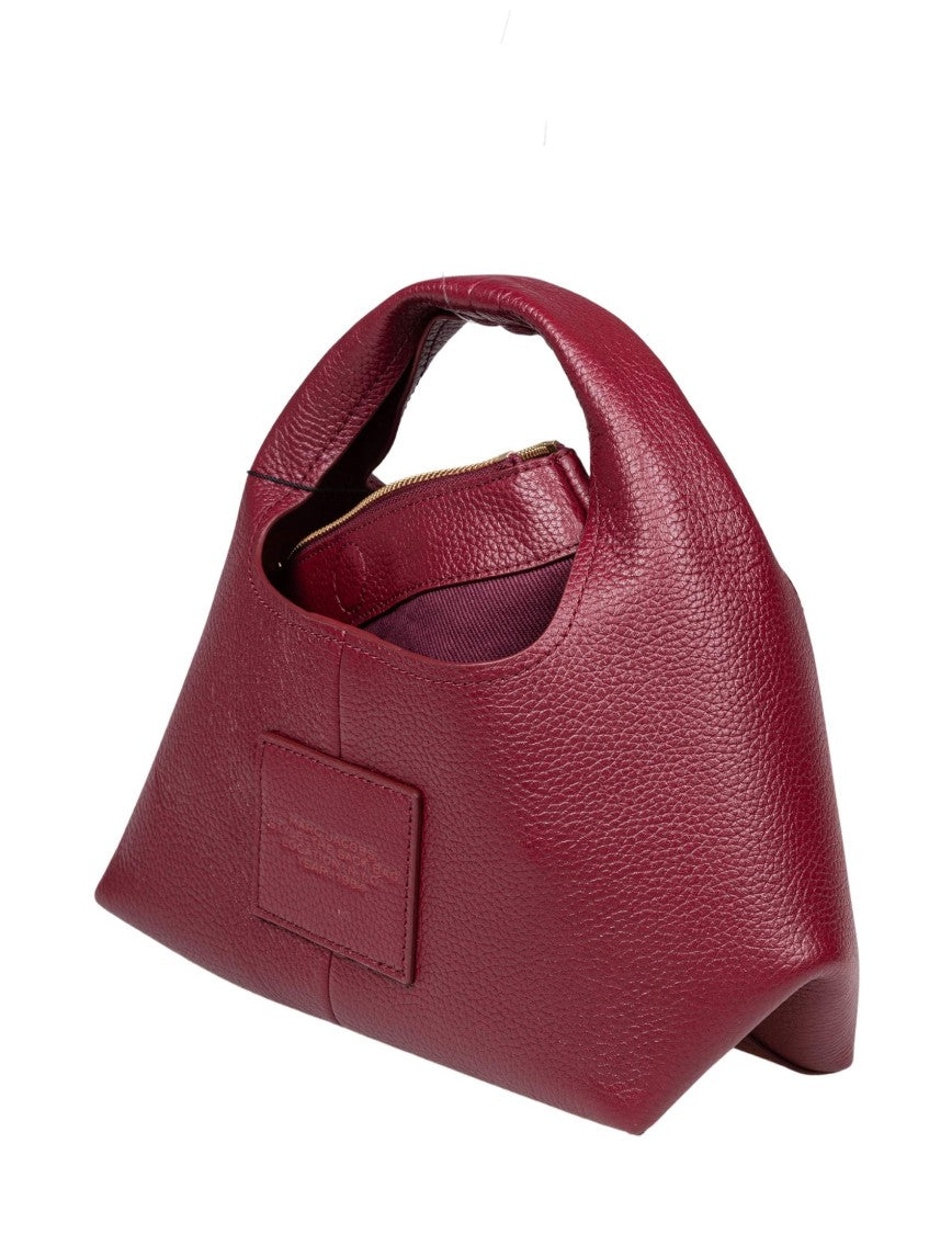 Marc Jacobs The Mini Sack Bag In Cherry Leather