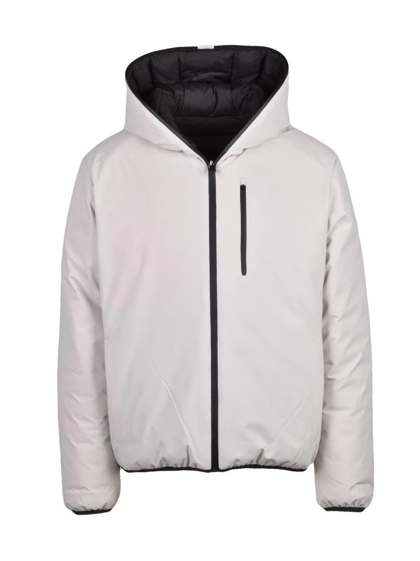 Save The Duck White Recycled Polyester Down Coat