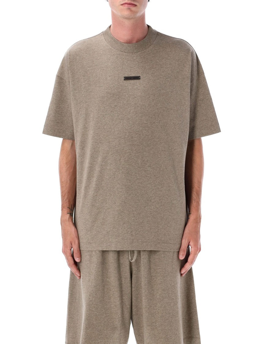 Fear Of God Relaxed Fit Neutrals T-Shirt With Unique Branding Detail