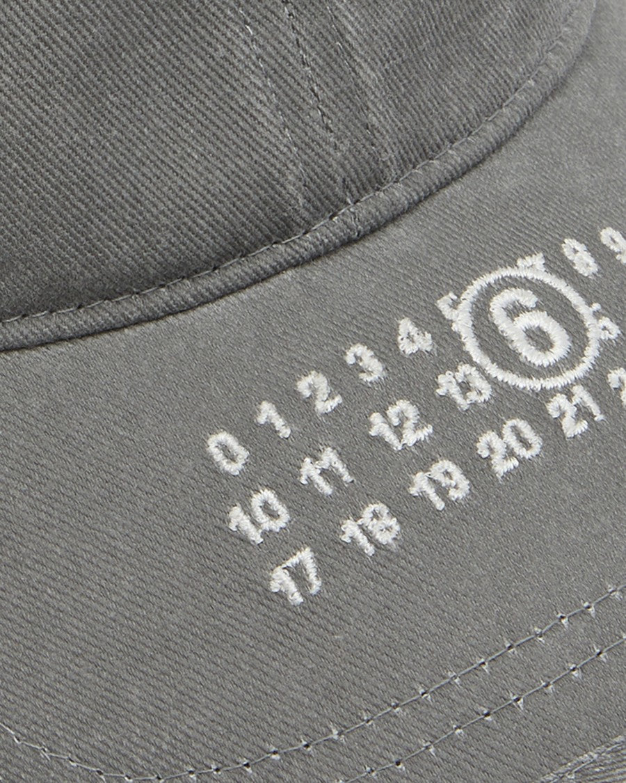 Mm6 By Maison Margiela Washed Cotton Cap