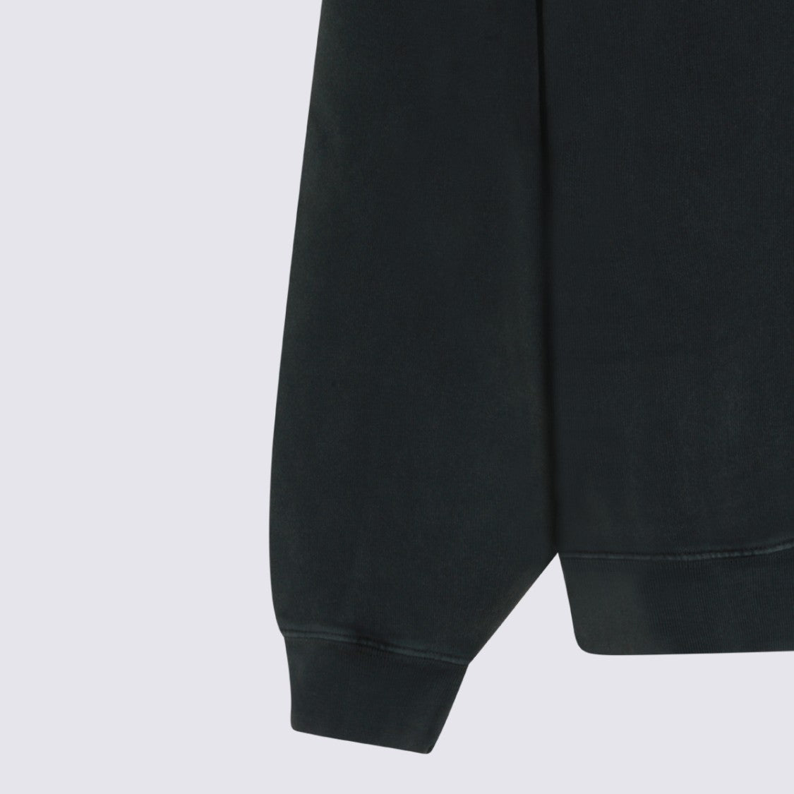 Anine Bing Relaxed-Fit Black Knit Sweatshirt With Palm Tree Graphic