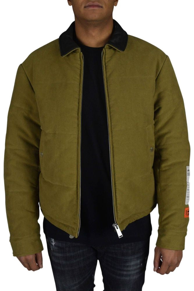 Heron Preston Short Quilted Down Jacket