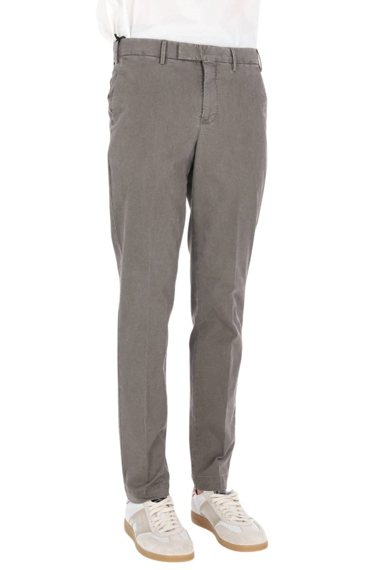 Pt Torino Master Fit Faded Cotton Trousers