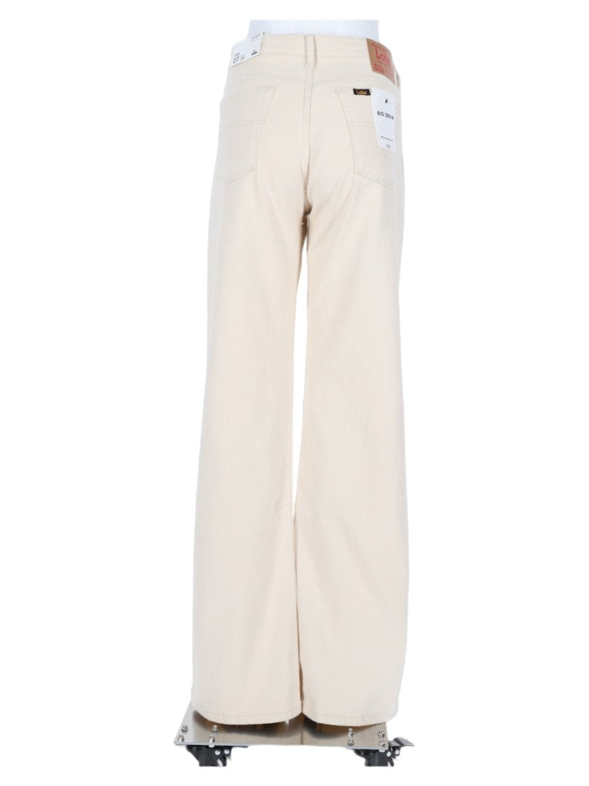 Lois Black High-Waisted Wide-Leg Five-Pocket Jeans