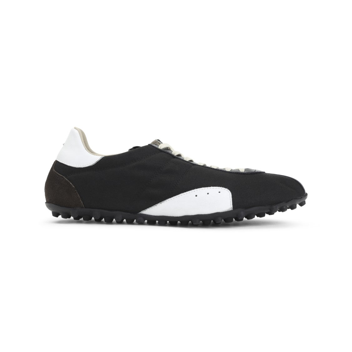 Maison Margiela Low-Profile Black Sneakers With Textured Sole