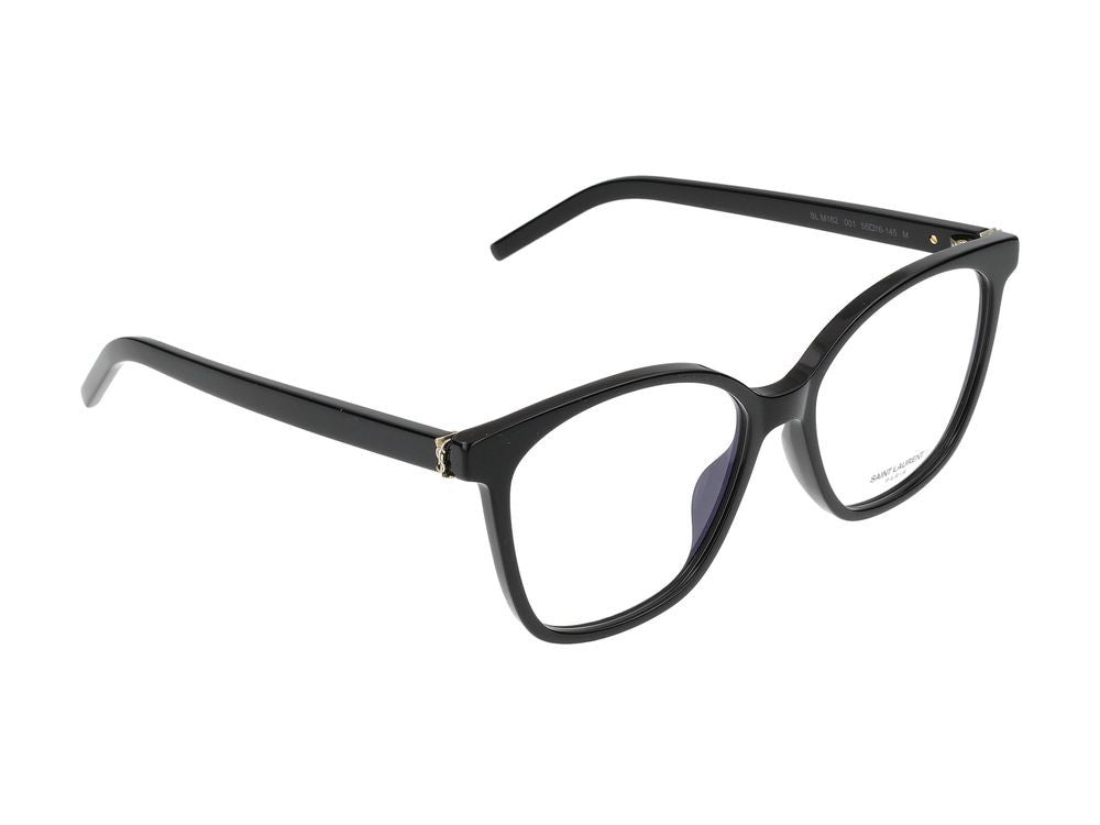 Saint Laurent Eyeglasses Sl M162 001 Black Black Transpare 55/16/145